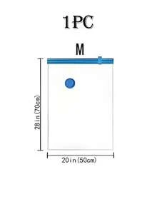 20/10/5件套便携式旅行收纳袋，大容量压缩袋，可重复使用真空袋，可折叠收纳袋，印花行李袋，防尘、防潮、防蛀，节省衣物、毛毯、床上用品空间，适用于衣柜、浴室、户外装备、返校、旅行必需品 - 彩色 - 查看 22