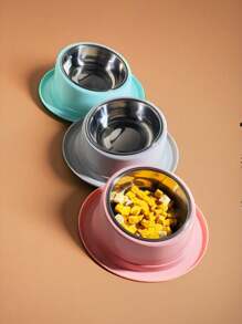 SuperDesign Mess-Free 15° Tilt Bowl For Dogs And Cats, Tilt-Angle Bulldog Bowl Dog Feeder, Non-Slip And Spill-Proof, Makes It Easier To Reach Food