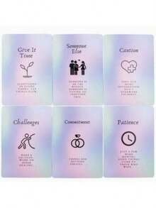 41 Card Set "Cosmic Insight Oracle Card" - Heart-Shaped Design, Pink Blue Purple Pink Themed Illustrations, Spiritual Guidance And Intuitive Development, Mysterious Divination And Daily Clarity, Paper Material, Suitable For Party Games - Cosmic Insights - View 4