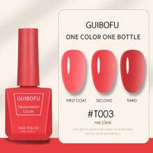 春夏果冻凝胶指甲油，冰爽荧光凝胶指甲油，水晶透明凝胶指甲油，绿色、黄色、玫红色、红色、蓝色、紫色美甲油，68种颜色可选 - 彩色 - 查看 59