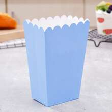10pcs Solid Color Pink Food Box, Gift Wrapping Supplies, Birthday Babe Shower Wedding Party Room Table Decoration Family Movie Night French Fries Box, Popcorn Cups, Popcorn Buckets Treat Boxes Containers Macaroni Packaging Box