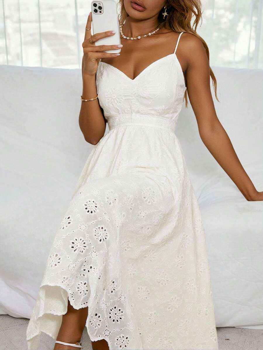 Vestido fresco para mujer - Blanco - Ver 1