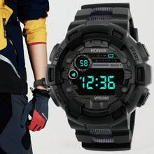1 pieza/set Reloj infantil de silicona multifunción LED, adecuado para uso diario, cumpleaños, graduación y otros regalos para niños
