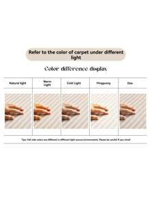 1 PC 1000g Per Square Meter Made Of 100% Yunjin Velvet It Is A Newly Upgraded Material Carpet Floor Mat It Is Thickened And Soft With Sound Insulation Function It Has Good Heat Preservation Effect Keeping Warm In Winter And Cool In Fall Decor