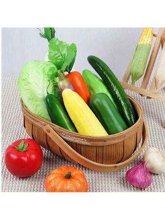 Imitation Of Real And Fake Vegetable Models, Cucumber And Eggplant Kitchen Decoration, Food And Play Props, Children's Teaching Aids, Personalized Gifts For Mother's Day, Teacher Gifts