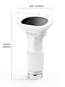 1 szt. Dziecięcy przenośny mikroskop, 5,66 cala x 3,15 cala, miniaturowy kieszonkowy cyfrowy mikroskop dla dzieci i dorosłych, ekran IPS elektroniczna lupa z 8 regulowanymi światłami LED oraz funkcją zdjęć i wideo, kieszonkowy mikroskop dla dzieci, materiał ABS