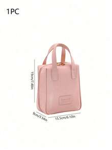 1 件 PU 防水化妆包，美容收纳包，便携式手提包，适用于护肤品、化妆品、化妆刷、粉饼、口红，适用于海滩、学校、浴室、节日、情人节、圣诞节、母亲节礼物、夏季旅行必备品、伴娘礼物 - 彩色 - 查看 9