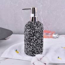 1 Peça Garrafa Dispensadora de Plástico com Bomba Decorada com Strass de 500ml para Gel de Banho, Shampoo, Loção, Garrafa Vazia Recarregável - Multicolorido - Visão 20