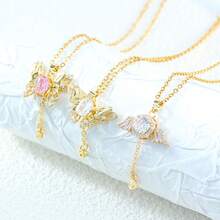 Women Pendant Necklaces - 金色項鍊-319 - 查看 5