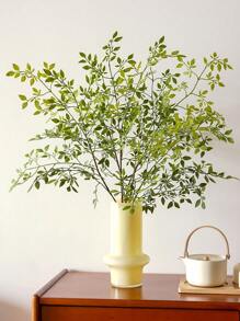 1PC 42.51Inch Artificial Nandina Domestica, Nandina Faux Branches For Vase, Artificial Plants For Shop Garden Office Home Decor, Artificial Plant Ficus Branch Fall Decor