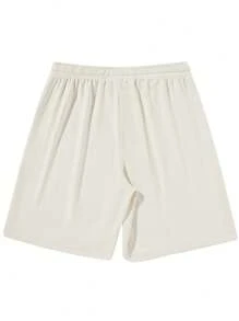 Pantaloncini bermuda da uomo casual con vestibilità morbida, a gamba dritta, con stampa a righe 3D, comodi e adatti per la spiaggia