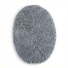 Basic Polyester 19" X 22" Toilet Lid Cover, Grey