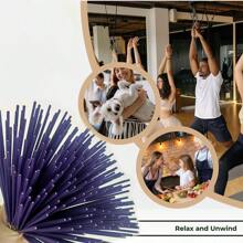 20/60/160pcs Lavender Incense Sticks, Suitable For Yoga, Meditation, Home, Tea Room, Study, Dining Room, Office Space Air Purification, Hotel Spa Therapy, Relax Mind, Holiday Gifts