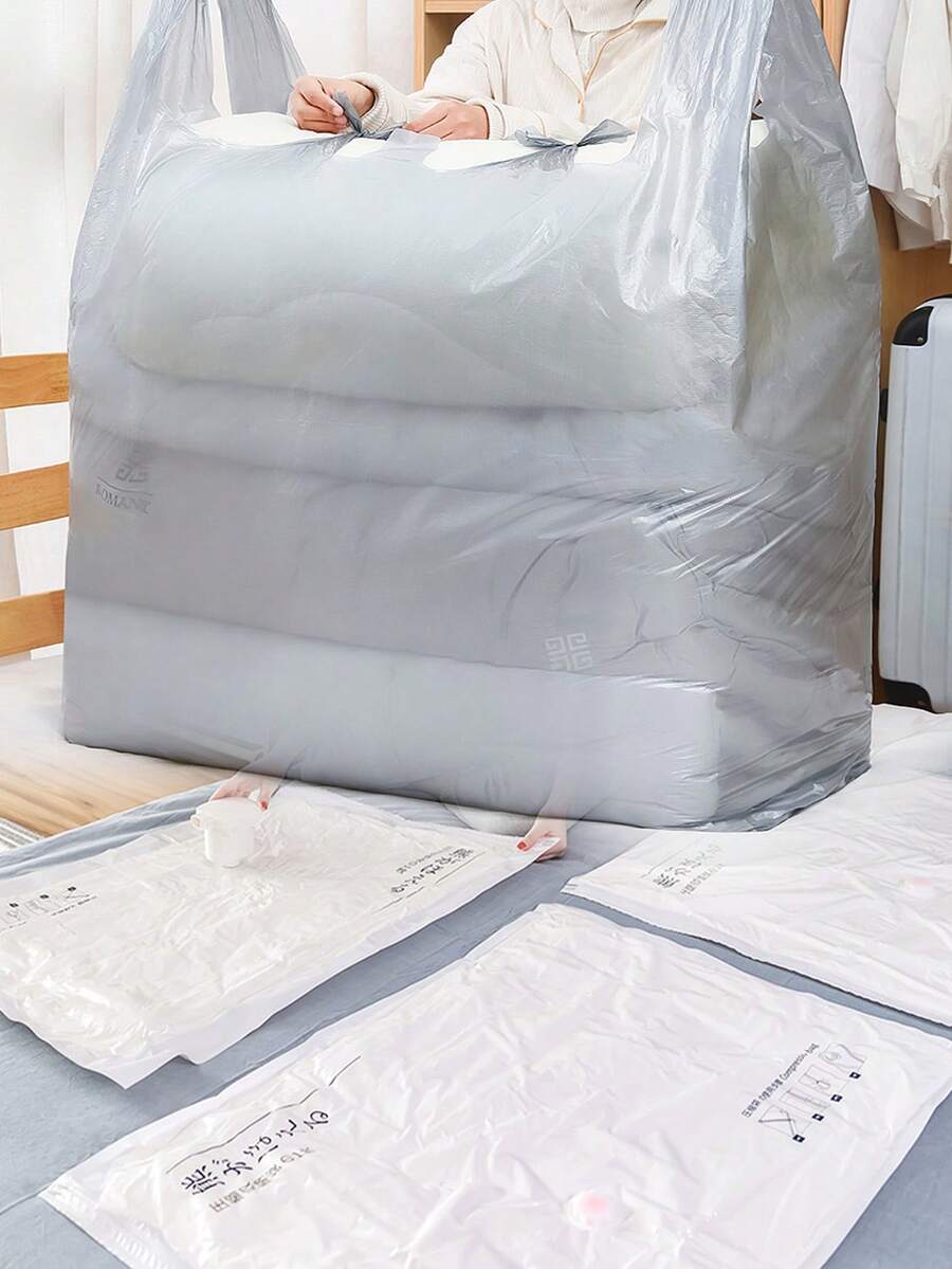 10个搬家打包袋，1个真空压缩袋，大容量家用收纳袋，衣物整理袋，防尘包装整理袋 - 收納袋多色 - 查看 1