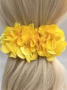 1 Stück Kunststoff-Simulation Blume Meerjungfrau Banane Clip große Größe Haarspange im Landhaus-Stil für Pferdeschwanz, süß und elegant vielseitig hochwertiger Haarschmuck geeignet für Sommer, Landhaus-Fotoshooting und tägliches Tragen