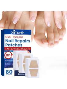 60 Peças Remendos para Unhas de Dedos do Pé, Remendos de Reparo Extra Forte para Unhas dos Dedos, Não Irritantes e Respiráveis