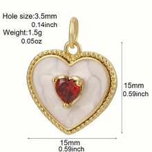 1pc Copper Micro-Inlaid Zirconia Devil Eye Dog Sun Shaped Pendant, DIY Bracelet Necklace Earrings Keychain Versatile Accessory - Multicolor - View 46