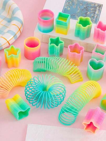 60pcs/Box Magic Rainbow Fountain Set, Random Shapes And Colors, Creative Party Favors And Birthday Gifts, Ideal For Friends