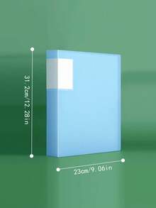 多层 A4 文件夹，透明套清晰文件整理器，大容量学生试卷存储相册学校用品，返校 - 彩色 - 查看 2