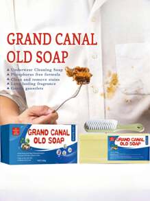 Laundry Soap Can Clean Stains, Mold And Fat From Underwear, Protect Hands During Washing, And Help Bleach Easily Without Hurting Hands. Old Phosphate-Free Soap Has A Pleasant Fragrance Suitable For Underwear, Diapers And Other Household Uses.