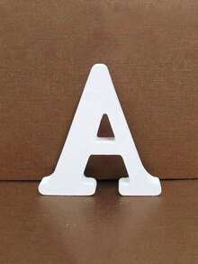 1pc Wooden English Letter Decor, Home Decoration, Wedding Party Tabletop Ornament, Gift Item, DIY Display Decoration