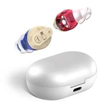 ASUNDOM Hearing Aids For Seniors Rechargeable With Noise Cancelling Hearing Aids Rechargeable Severe Hearing Loss With Portable Charging Case (White) - trắng - Xem 1