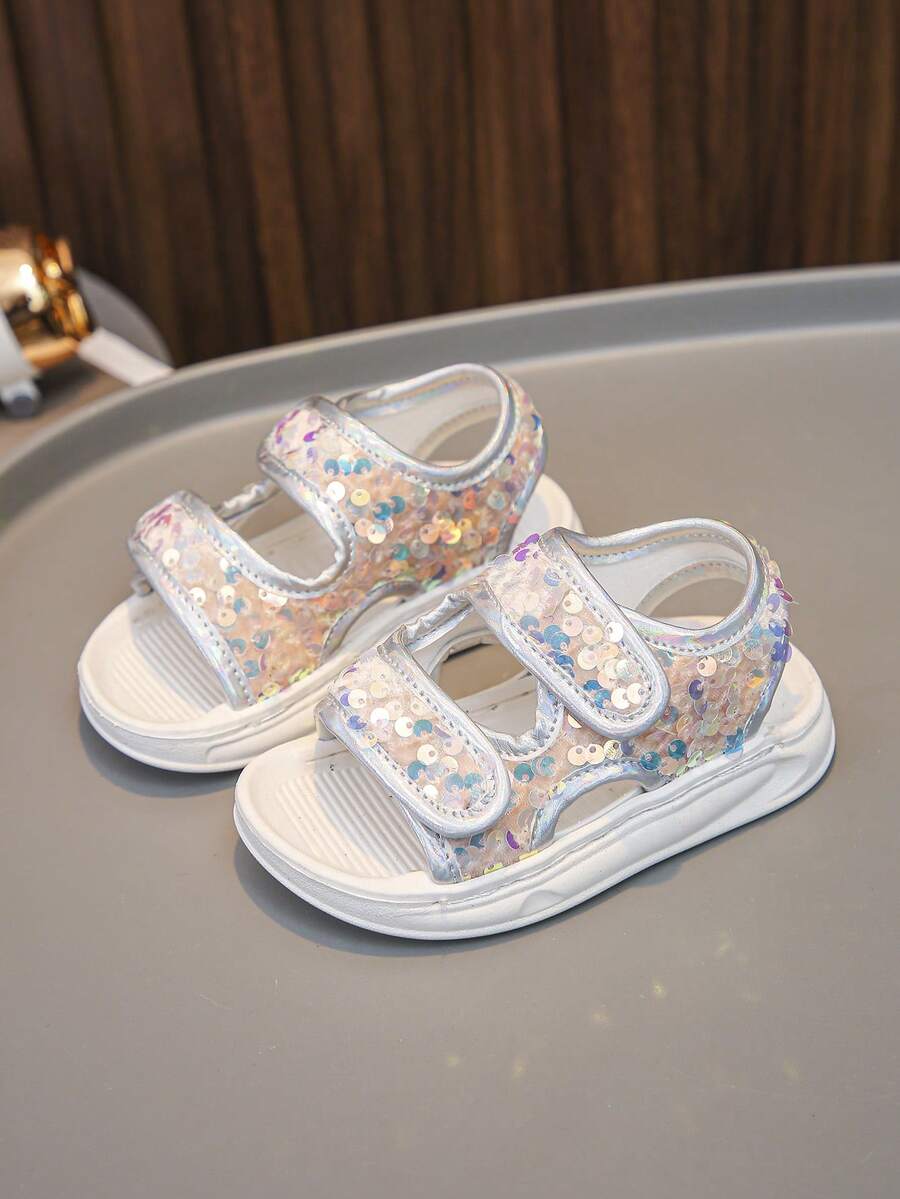 1 Par de Sandalias deportivas de suela blanda y de colores para niños y niñas - Beis - Ver 1