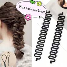 Hair Styling Tools: Twist Braid, Fishbone Braid Tool, Braid Maker, Braiding Accessory, Bun Maker, Messy Bun Maker, Ponytail Maker, French Braid Loom, Suitable For Women