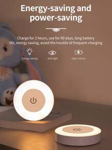 1/2/4 Stücke Bewegungsmelder Leuchte, berührbare Smart Sensor LED Nachtlicht mit warmem und kühlem weißem Softlicht, 3-Farben dimmbar, geeignet für Kinderzimmer, Flur, Schlafzimmer, Treppe, Badezimmer, Wohnzimmer, Schrank, kompaktes Design, einfache Installation, USB aufladbar, Innenbeleuchtung, runder Sensor Nachttischlampe, überall innen & außen verwendbar