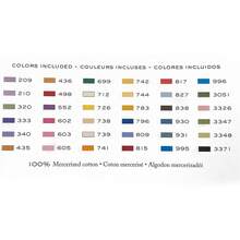 Paquete de Hilos de Bordar DMC, Colores Populares, Hilos de Bordar DMC, Kit de Hilos DMC que Incluye un Paquete Surtido de 36 Colores con Algodón Mouline Blanco/Negro DMC y Agujas de Mano para Punto de Cruz DMC. - Multicolor - Ver 4