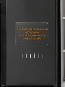 1 Set Magnetic Transparent Acrylic Monthly & Weekly Planner Whiteboard, Erasable Magnetic Fridge Memo Board (Comes With 6 Random Color Whiteboard Markers) - Transparent - View 1