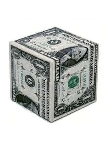 1pc Coin Pattern Infinity Cube Puzzle, Toy For Teenagers And Adults - Multicolor - View 3