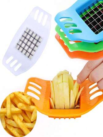 4pcs Potato Cutter, Home Fry Potato Cutting Knife, French Fry Slicer, Vegetable Fruit Chopper Multifunctional Cutting Tool