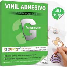 50 Vinyl For Printing Transparent Inkjet Adhesive A4