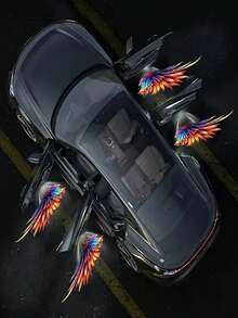 2pcs/4pcs Angel Wing Shaped Car Atmosphere Lights, Let Your Car Have Wings, Multiple Patterns Available (Not Limited To Angel Wings), Plug And Play Door Projection Lamp, Angel Wing Heart Magic Circle Smart Sensor Light, No Wiring Required To Turn On Welcome Lights, Carbon Fiber Pattern Magnetic Door Projection Light, LOGO Floor Lamp (Batteries Not Included), Perfect Gift For Boyfriend, Father, Friends, Valentine''s Day Gift