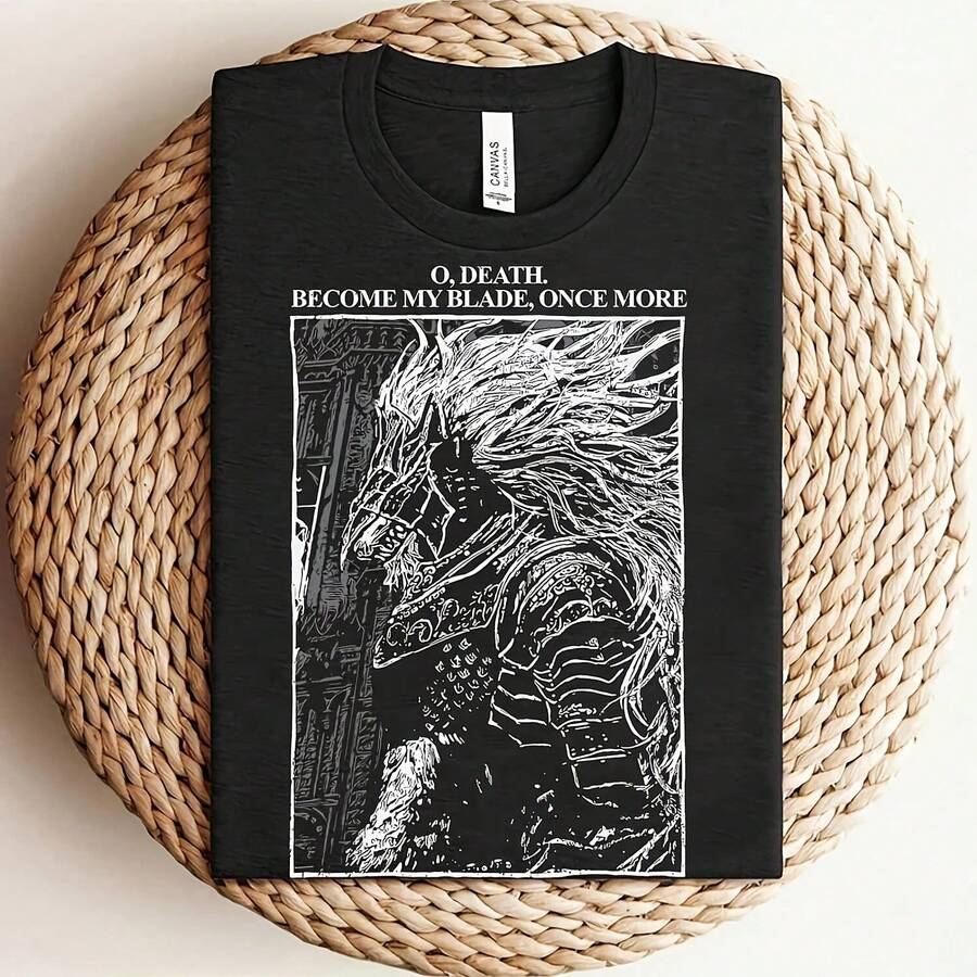 Elden Ring , Dark Souls , Maliketh , Moonlight Sword , Video Game , Gifts  Him, Gifts  Her, UniExperience Unmatched Comfort And Durability With Our 220G Heavyweight 100% Cotton T-Shirt. Designed For Those Who Value Quality And Substance, This Tee Offers A Structured Fit, Soft Feel, And Long-Lasting Wear. Perfect For Casual Style, Layering, Or Everyday Essentials, It's Breathable Yet Sturdy-Your New Favorite Go-To Shirt.