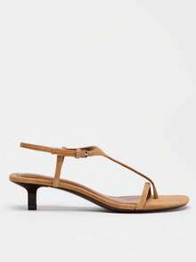 New Summer Women Shoes Brown Suede Peep Toe High Heel Sandals,Kitten Heels