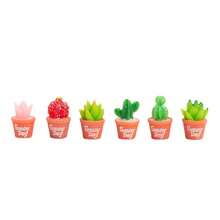 6pcs Succulent Cactus Plant Pot - Made Of Resin, Classic Style, Suitable For Placement In Glass Containers And DIY Decorations, Ideal For Desktop Decoration In Homes, Offices, Or Classrooms. - Multicolor - View 12