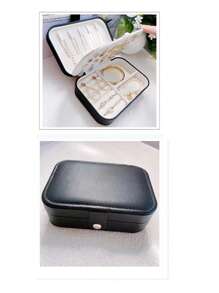 1 pieza/2 piezas Organizador de joyas portátil, para pulseras, collares, aretes, anillos, almacenamiento de accesorios para mujeres, organizador de viaje, regalo de vuelta a la escuela