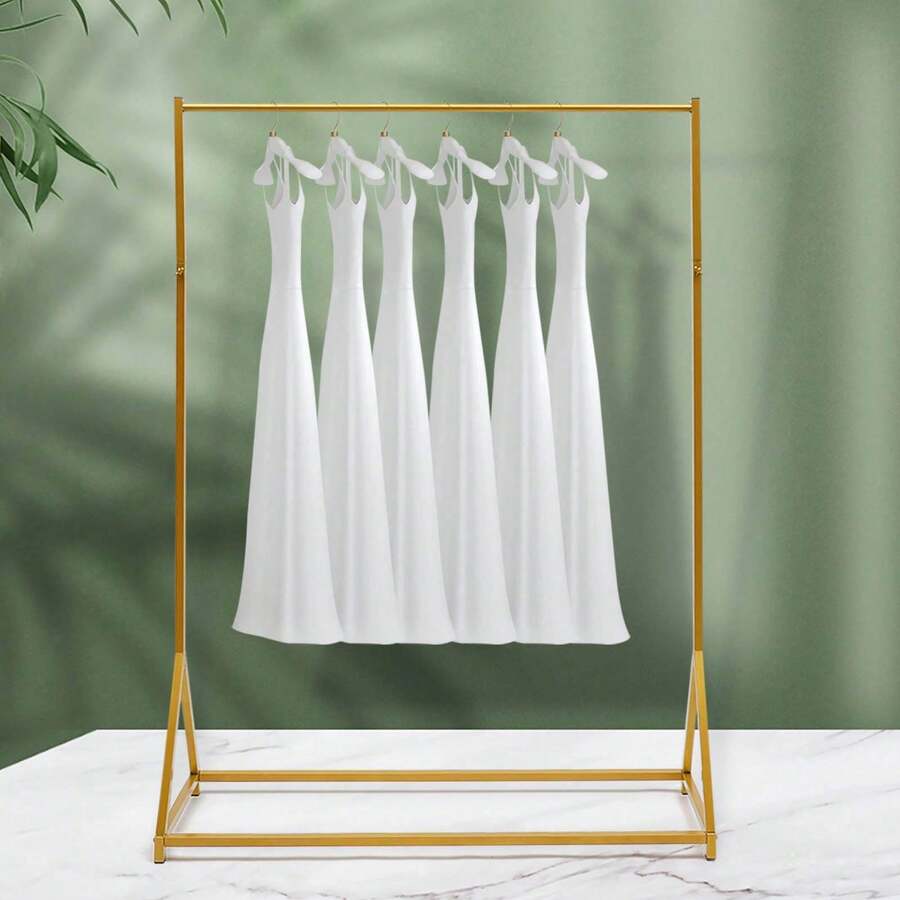 Rainaut Gold Iron Wedding Dress Bridal Garment Rack StandOther Hangers & Racks Back To School - Gold - View 1