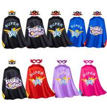 Unisex Superhero The Capes & Mask Set For Girls Boy Birthday Costume Party Halloween - Superhero - View 2