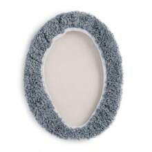 Basic Polyester 19" X 22" Toilet Lid Cover, Grey