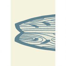 1 件复古波西米亚风冲浪板海滩艺术大海和冲浪海报帆布画海岸墙壁艺术印刷画适用于客厅家居装饰可选画框 - 彩色 - 查看 20