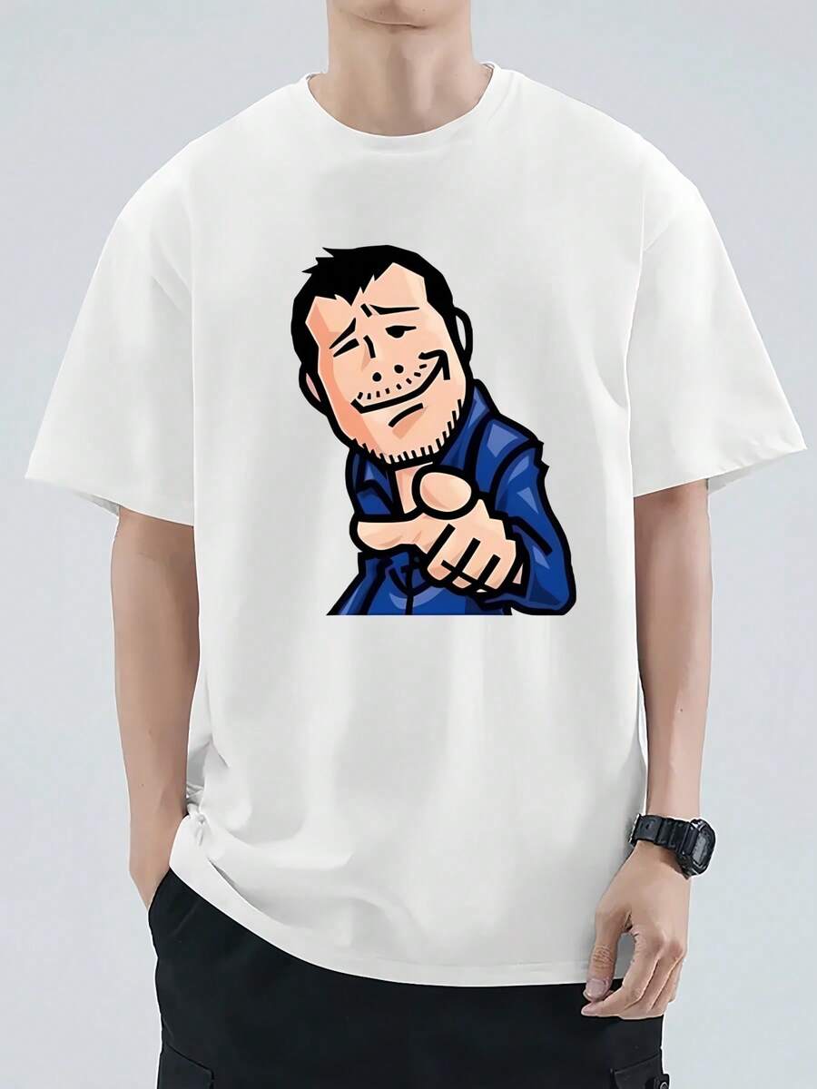 Men T-Shirts - White - View 1