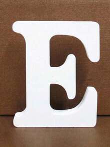 1pc Wooden English Letter Decor, Home Decoration, Wedding Party Tabletop Ornament, Gift Item, DIY Display Decoration