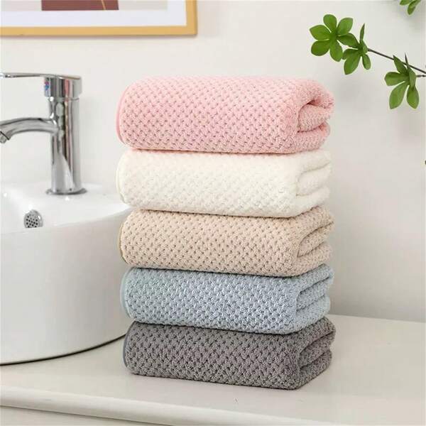 1pc Quick Drying Hair Towel Wrap Microfiber Hair Towel Wrap For Women - Fast Drying Turbans For Long, Thick, Curly Hair - Super Soft Hair Wrap Towels With Elastic Strap Large Microfiber Hair Towel Wrap For Women, Anti Frizz Hair Drying Towel With Elastic Strap, Fast Dry | Super Absorbent | Quick Dry Hair Turban For Wet, Curly, Long & Thick Hair Unfold To Make A Bath Towel Shower Towels For Beaty Salon, Hotel Sports,Home Essentials, Towel, Skin Care