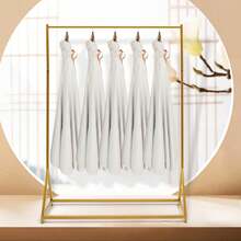 Rainaut Gold Iron Wedding Dress Bridal Garment Rack StandOther Hangers & Racks Back To School - Gold - View 8
