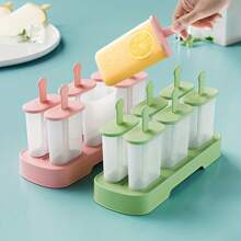 Moule à glace DIY 1 pièce - Glaçons, sorbets et sucettes glacées faits maison - Pack de 6 trous Accessoires de cuisine