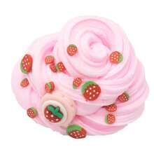 70ml Scented Butter Slime With Strawberry And Ice Cream Charms - Fluffy Slime In Blue And Pink For Kids, Ideal Party Favor With Fun Slime Accessories For Boys Girls,Slime,Slime Kit,Clay,Slime,Slime Kit,Butter Slime,Slime,Slime Kit,Clay
