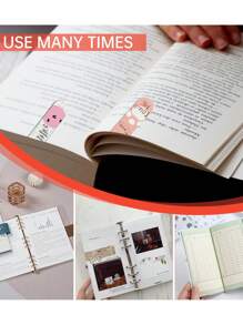 18/30 piezas Marcadores magnéticos, marcadores magnéticos para estudiantes, para niños/niñas, amantes de los libros, marcadores personalizados minimalistas, regalo único para amigos, útiles escolares, de regreso a la escuela